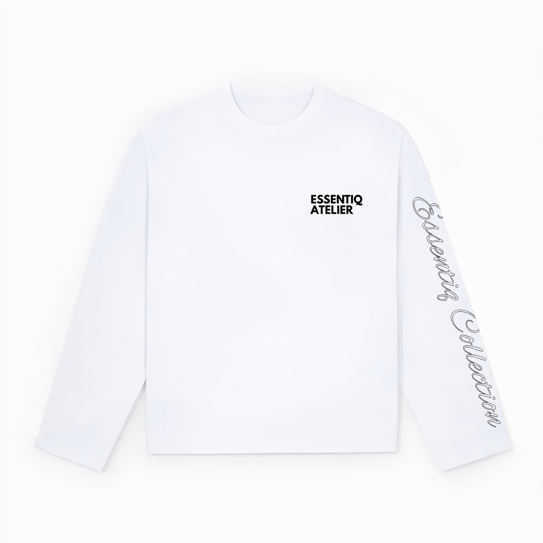 102001 WIT/ZWART LONGSLEEVE
