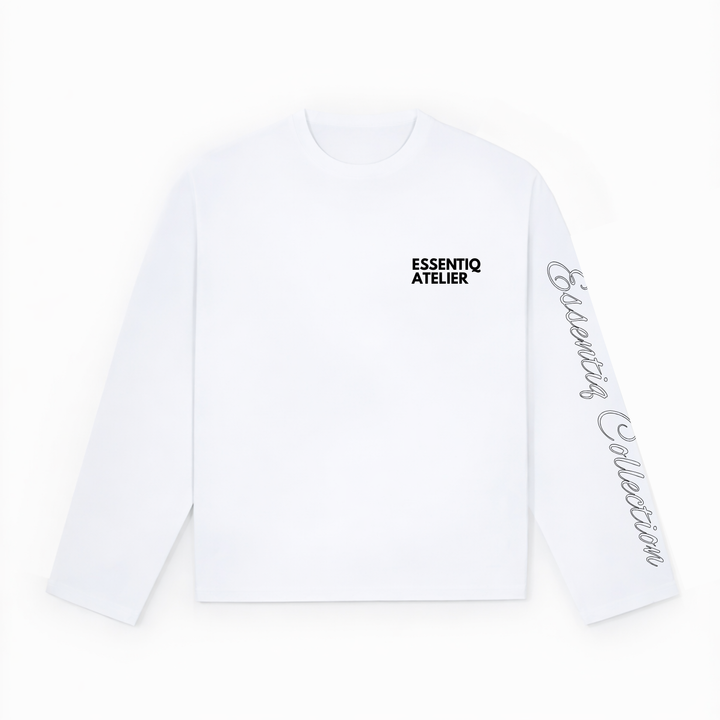 102001 WIT/ZWART LONGSLEEVE