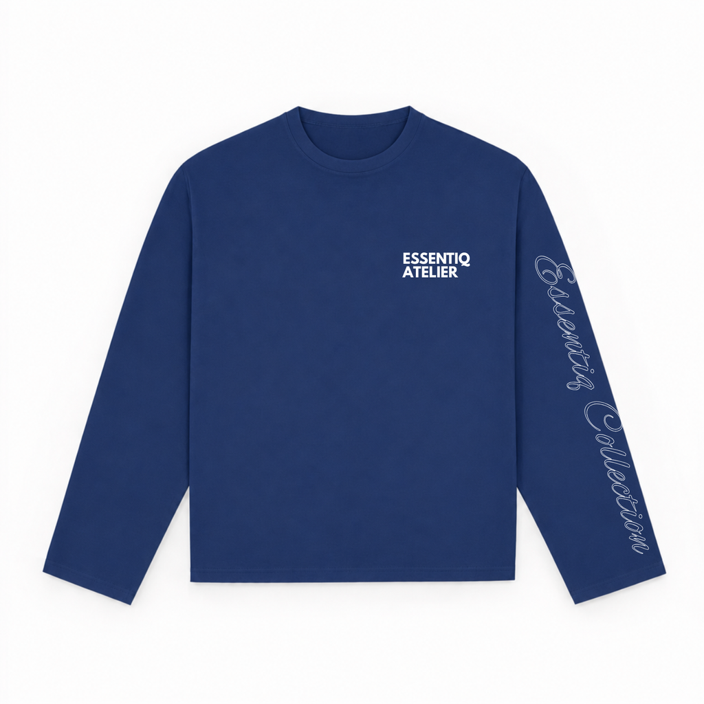 104004 BLAUW/WIT LONGSLEEVE