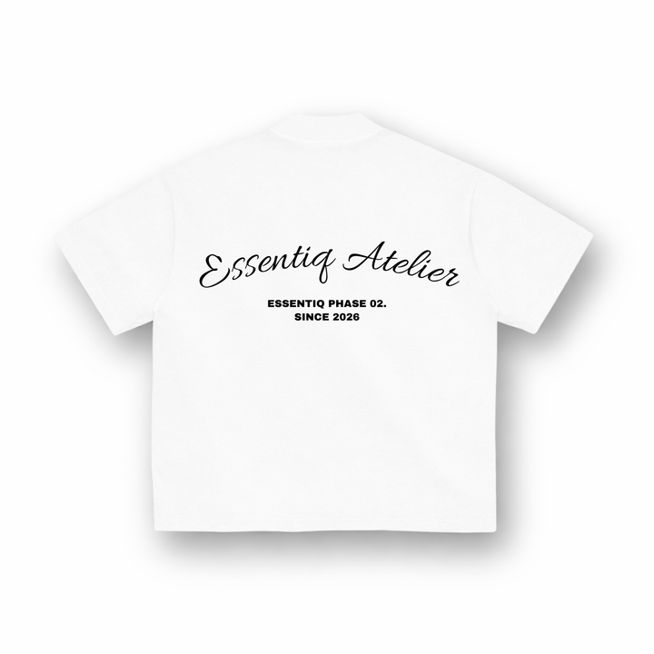 202008 WIT/ZWART T-SHIRT