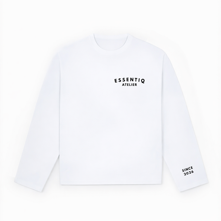 101005 WEISS/SCHWARZES LONGSLEEVE