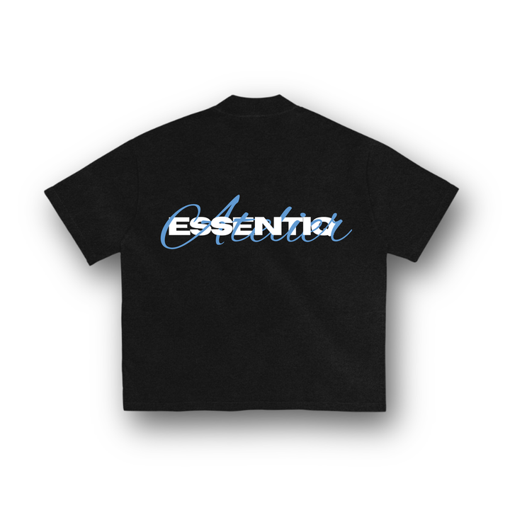 202001 SCHWARZ/BLAU T-SHIRT