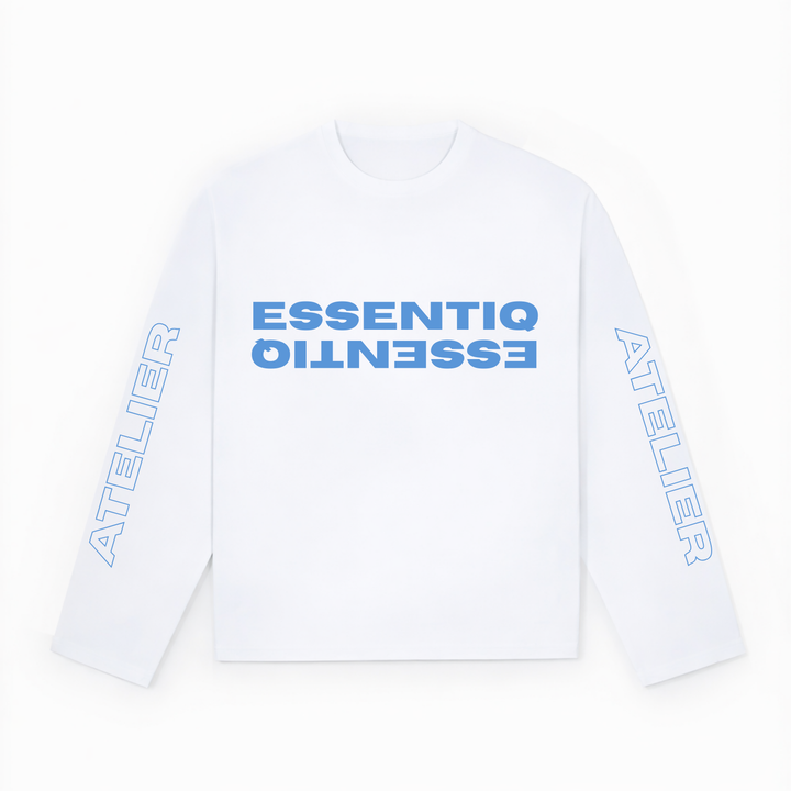 101007 WIT/BLAUW LONGSLEEVE