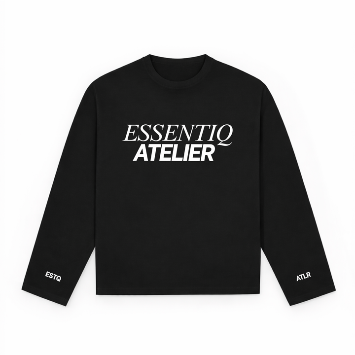 101004 SCHWARZ/WEISS LONGSLEEVE