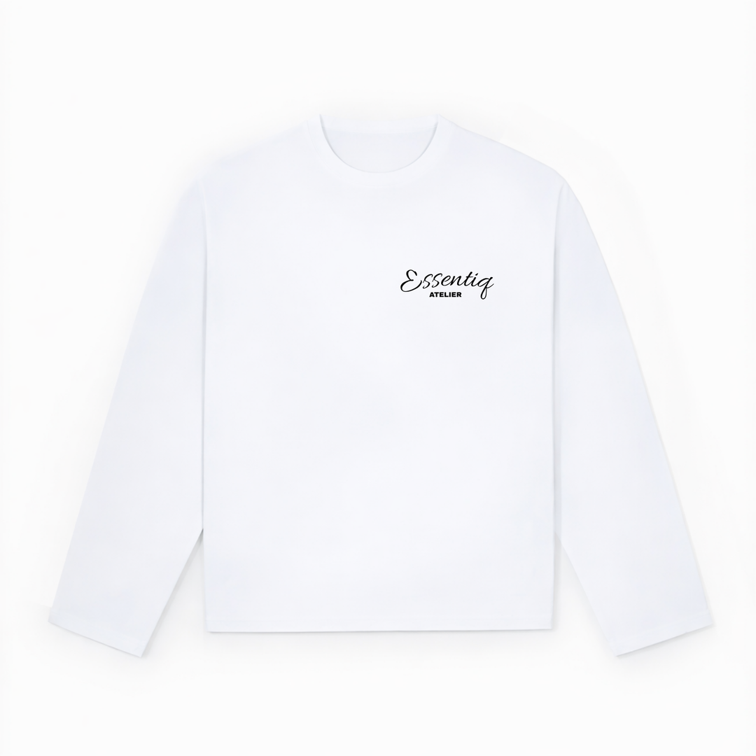 101001 WIT/ZWART LONGSLEEVE