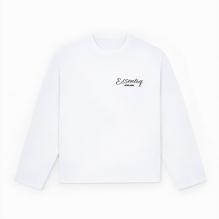 101001 WIT/ZWART LONGSLEEVE