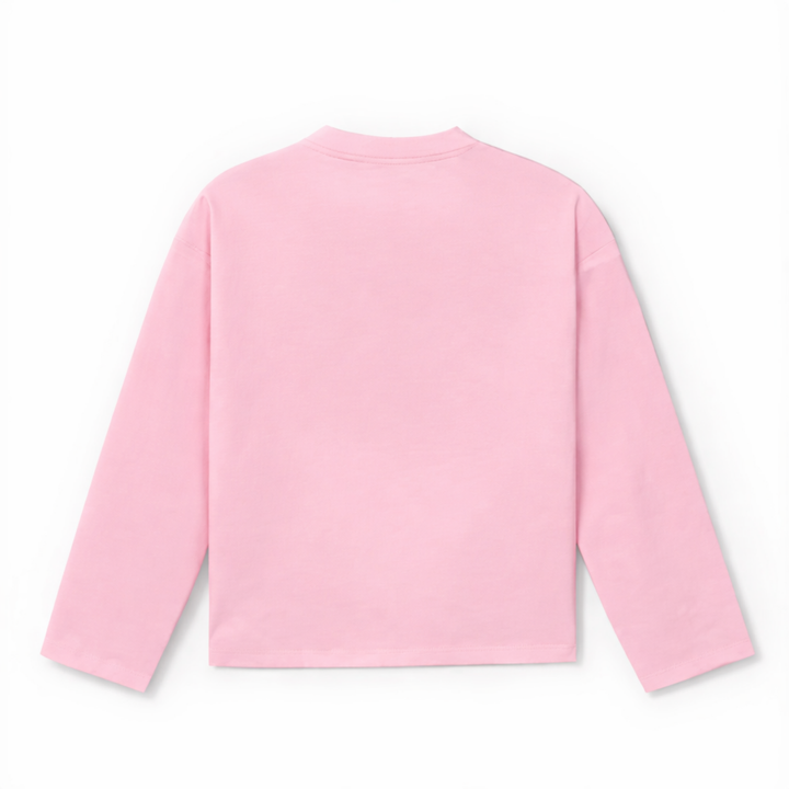 301002 ROZE/WIT LONGSLEEVE