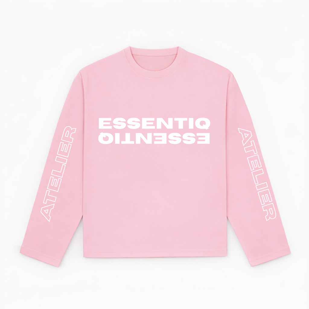 301002 ROZE/WIT LONGSLEEVE