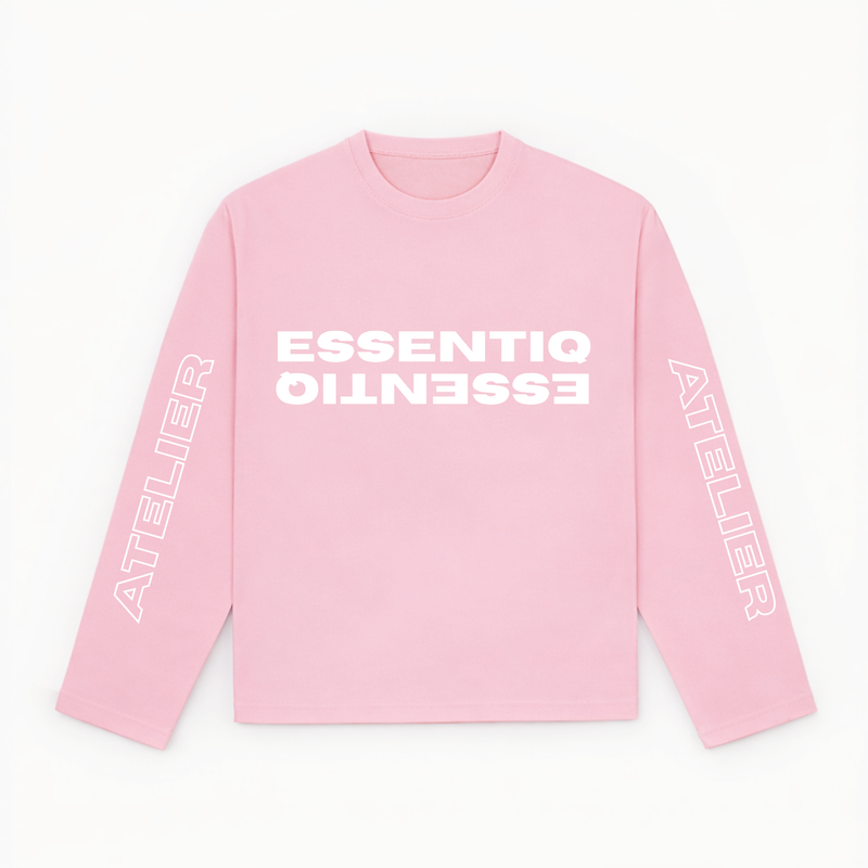 301002 ROZE/WIT LONGSLEEVE