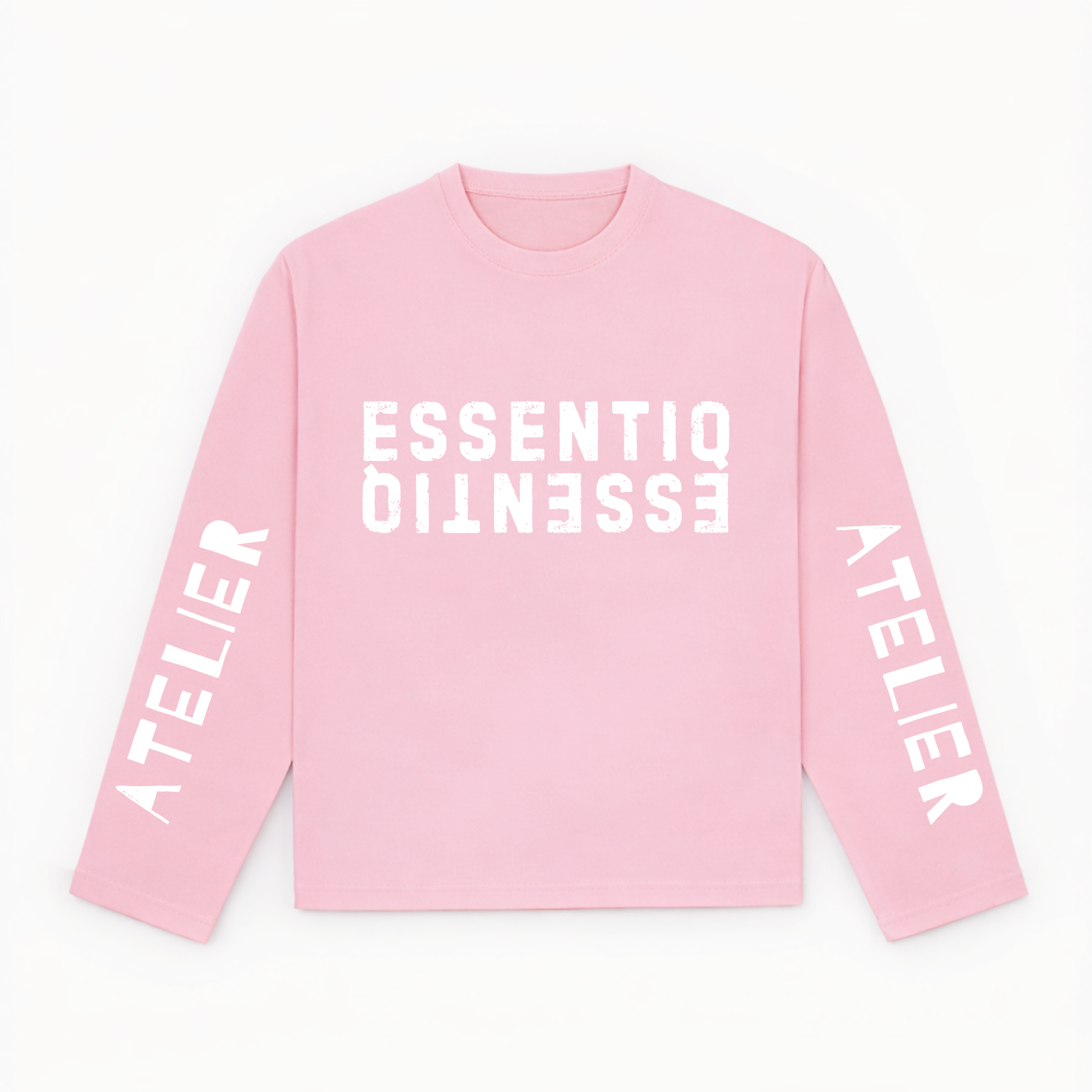 301003 ROZE/WIT LONGSLEEVE