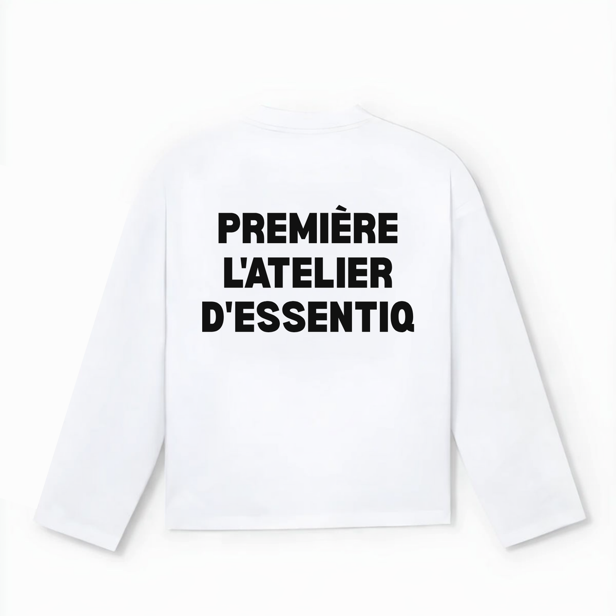 105006 WIT/ZWART LONGSLEEVE