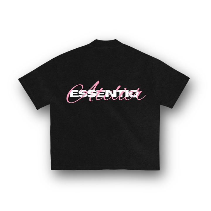 202005 SCHWARZ/ROSA T-SHIRT