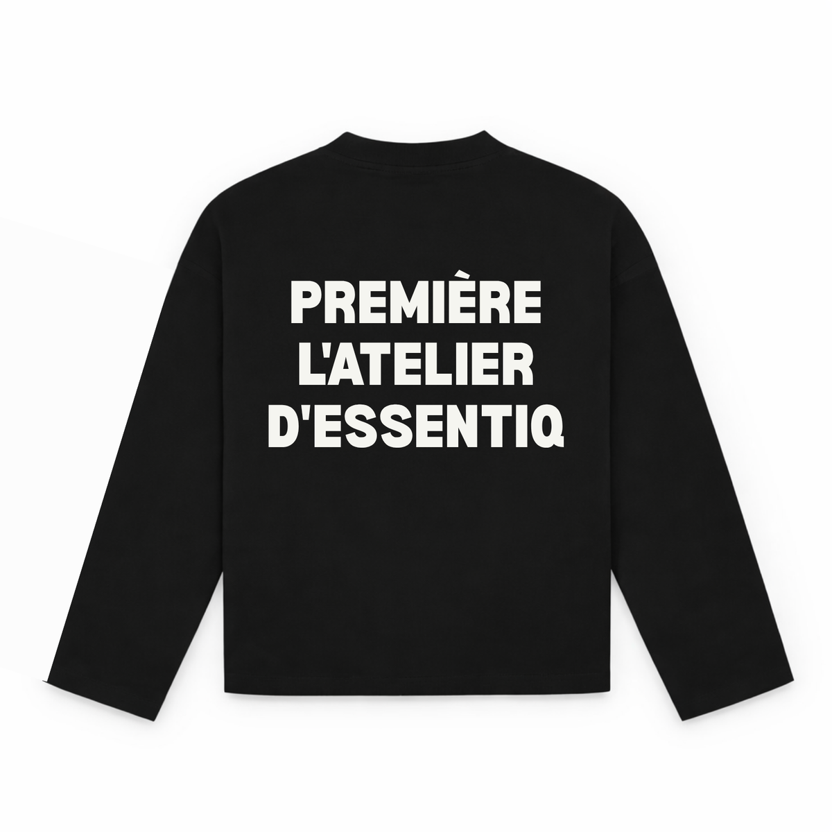 105007 ZWART/WIT LONGSLEEVE